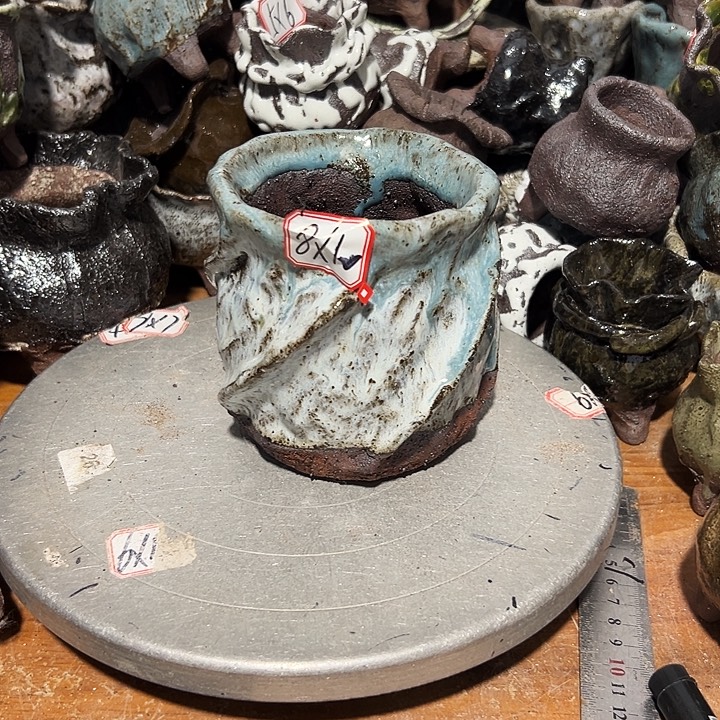 粗陶花盆制作就这样的