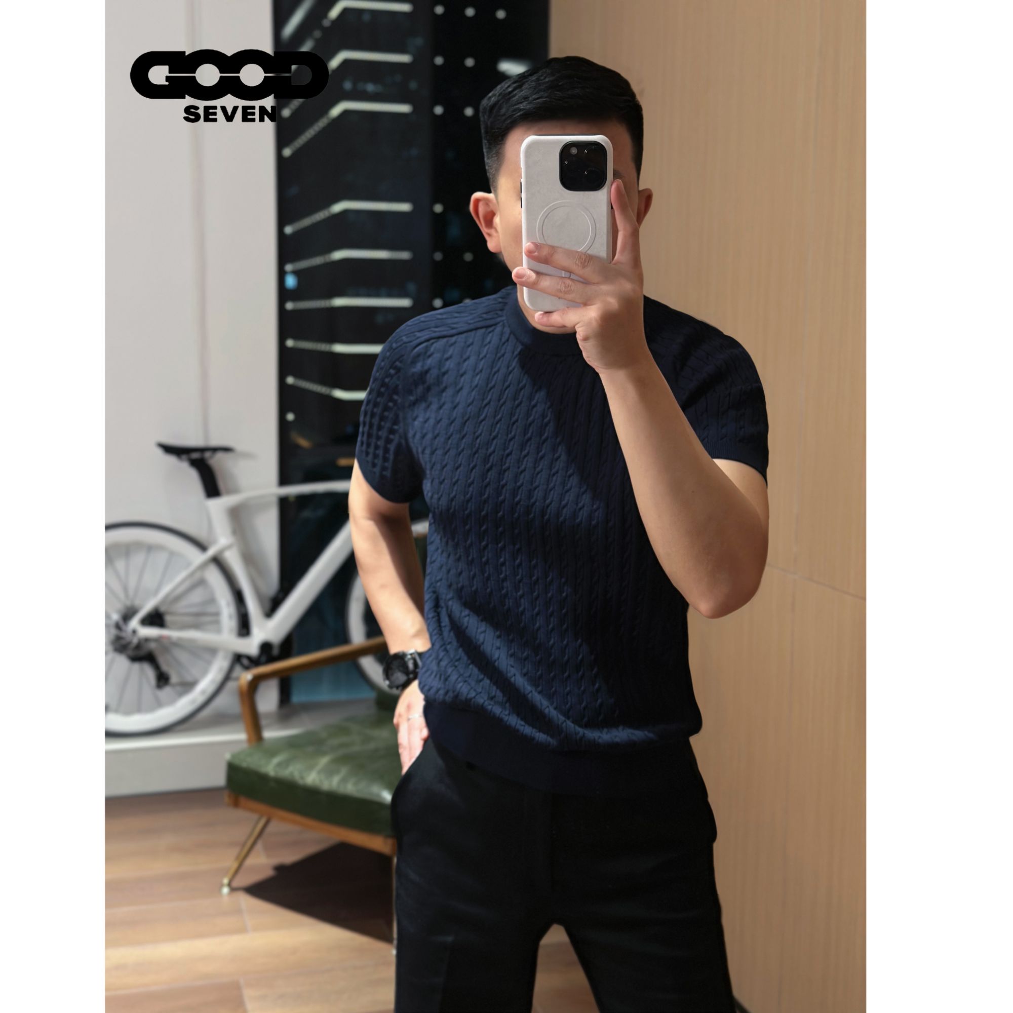 GOOD SEVEN【千景专属】盛夫新款时尚高领秋季男士毛衣GG7-MY55002