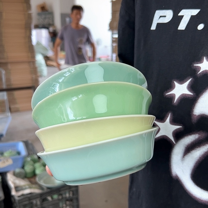 龙泉云间青瓷小米茶器