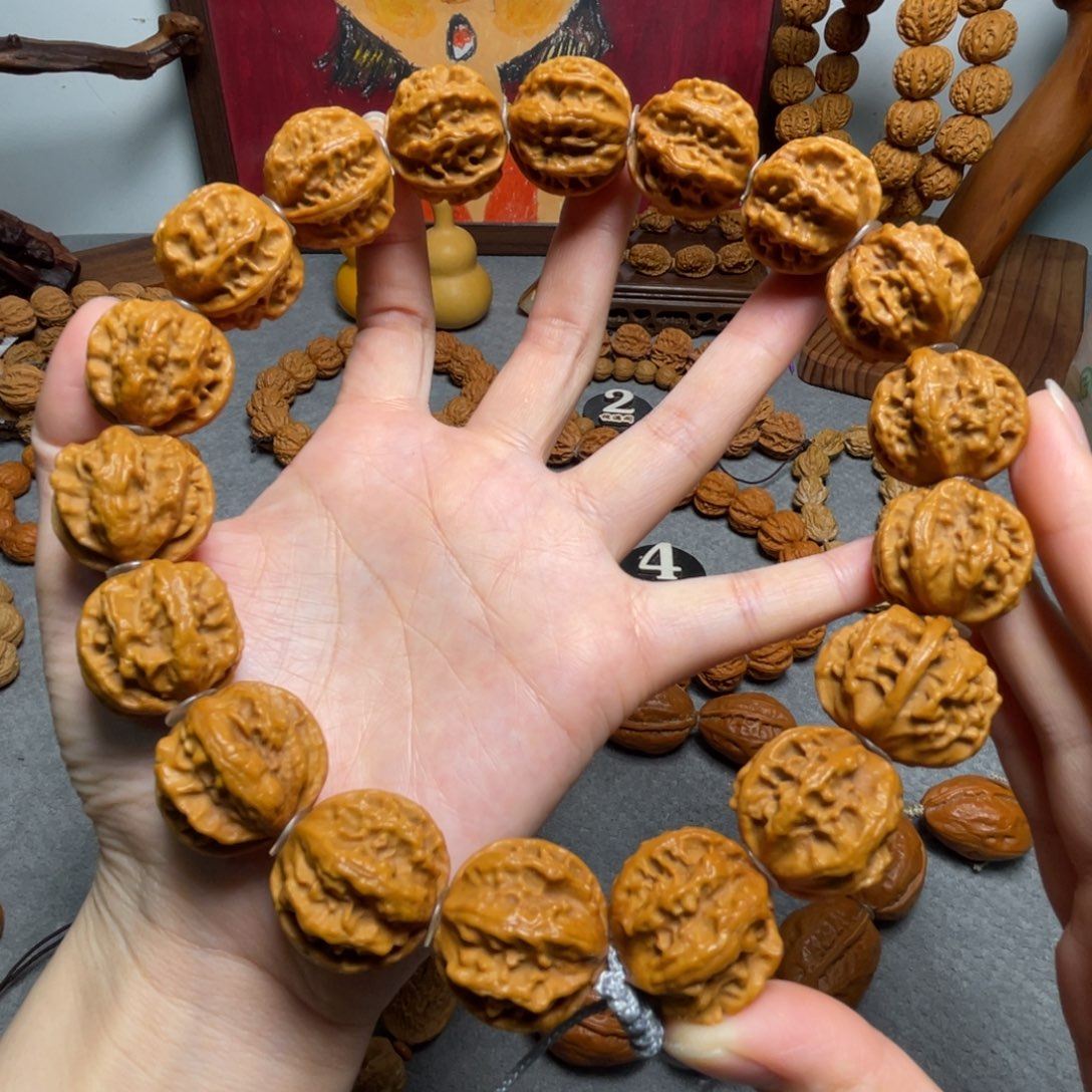 核桃京八棱粗筋麻花龙脊手持88