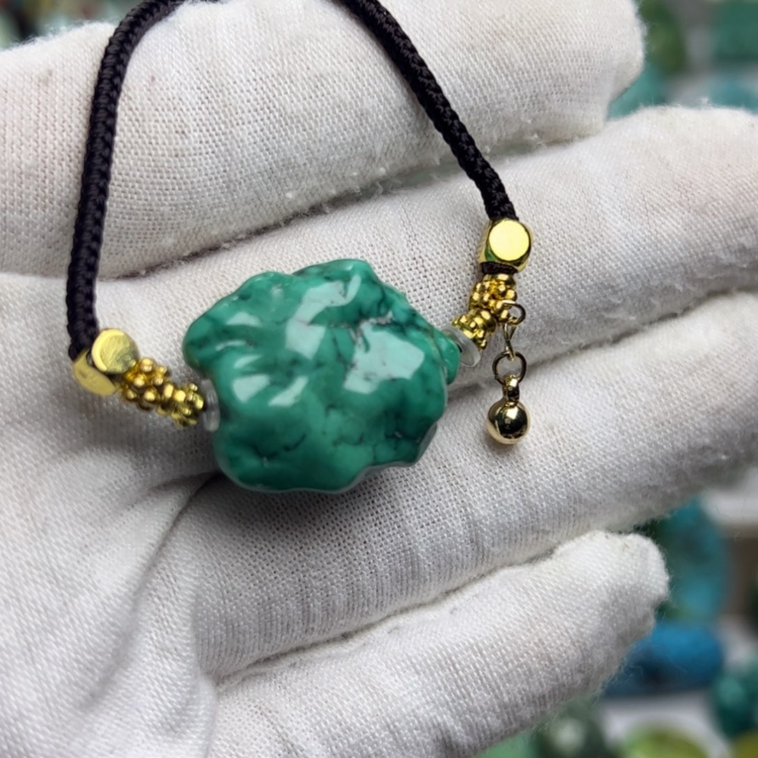 绿松石银S925镶嵌珠宝奇石