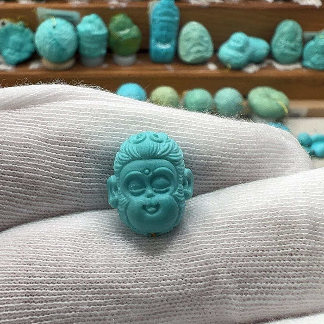 绿松石猴宝宝 未镶嵌