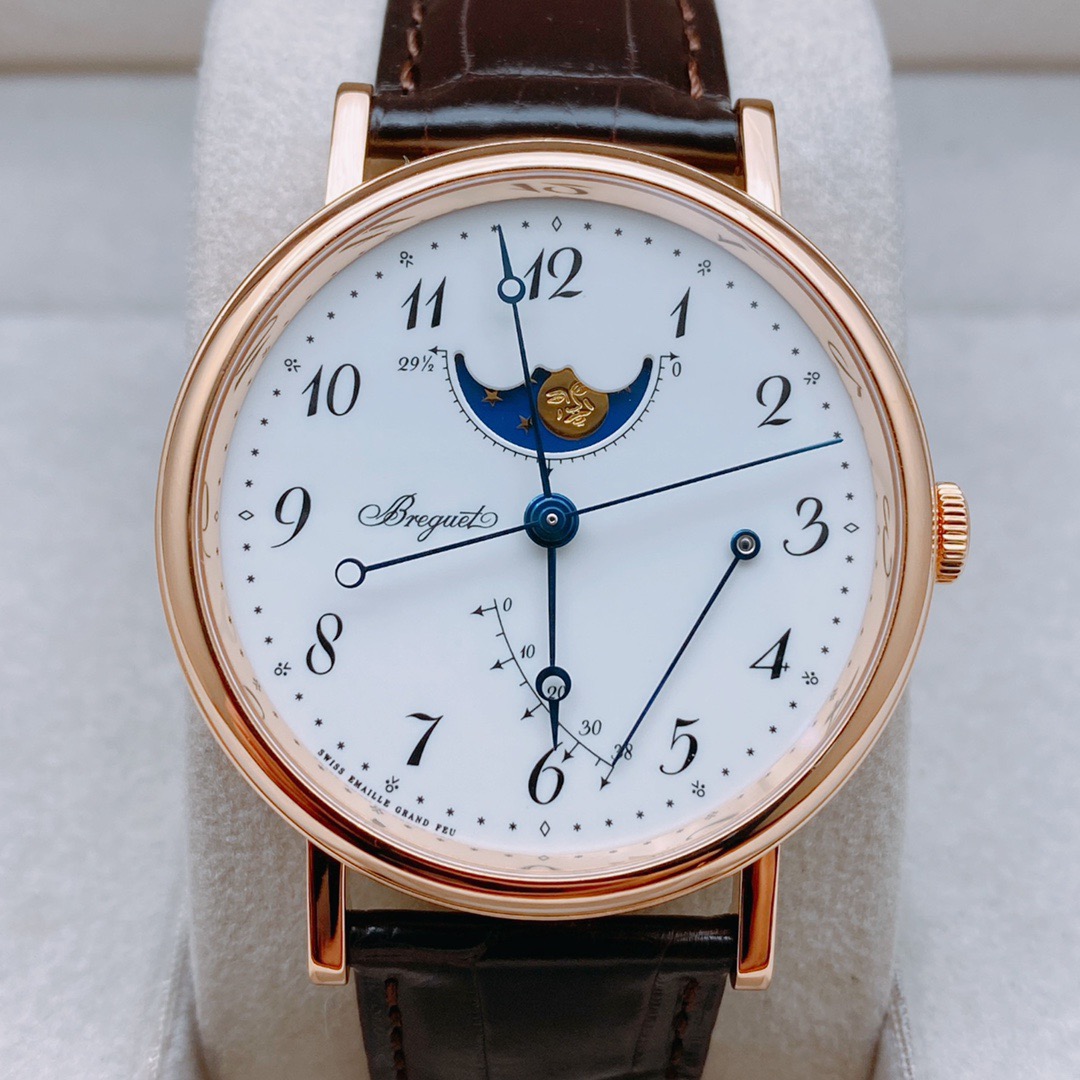 99新 BREGUET/宝玑 7787 39mm 自动机械 针扣 玫瑰金