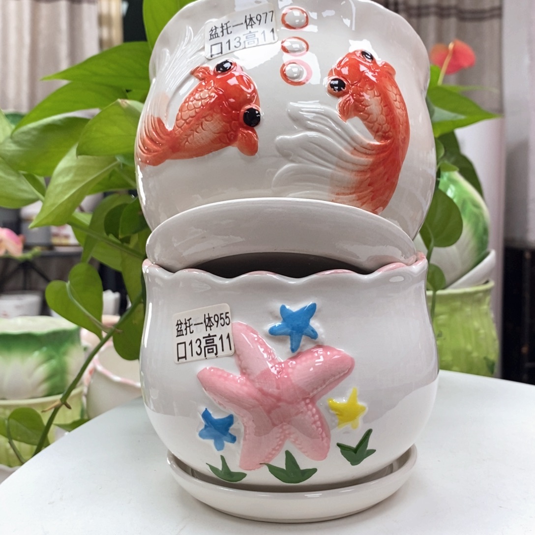 @夏西陶瓷花盆@@506869