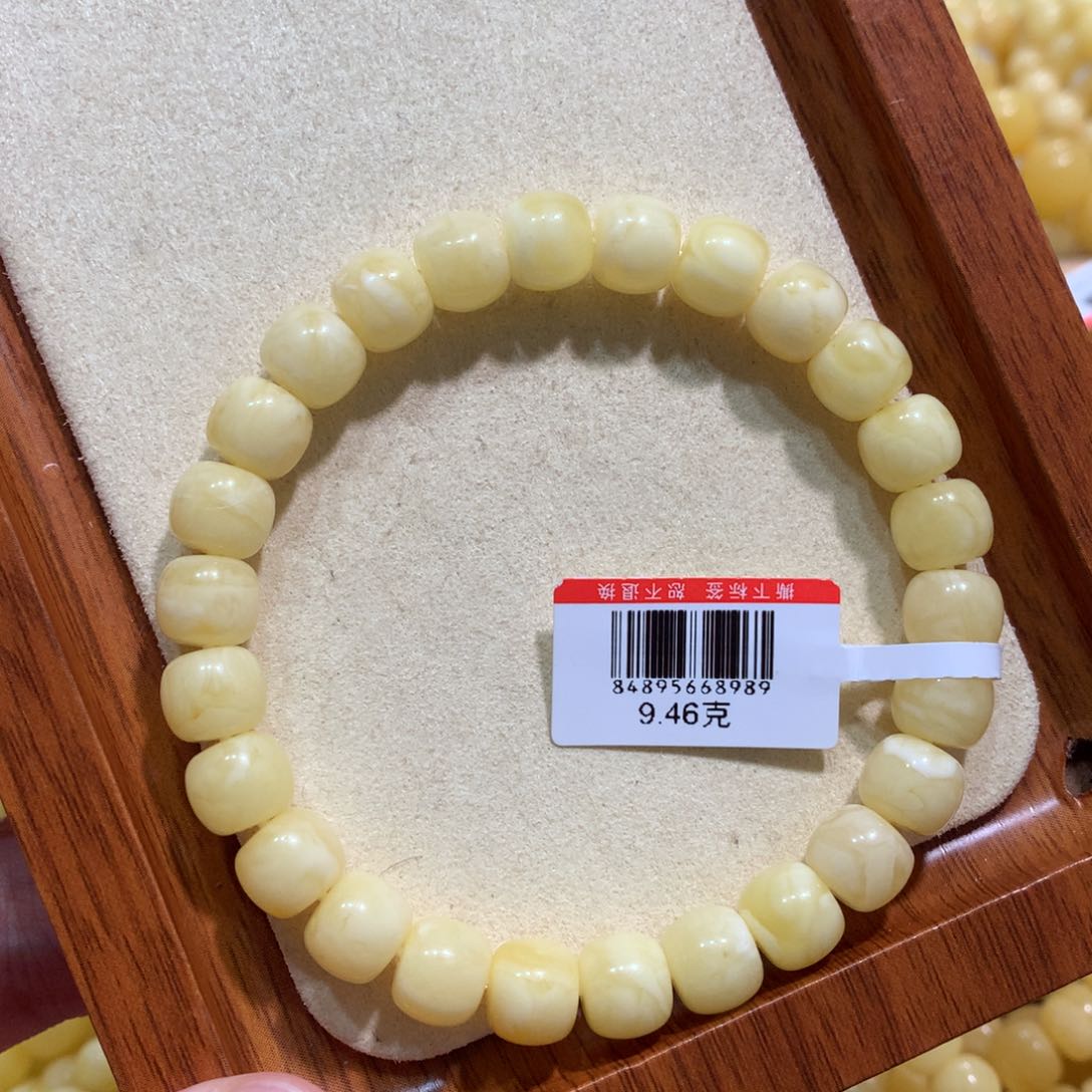 未镶嵌琥珀手链蜜蜡
