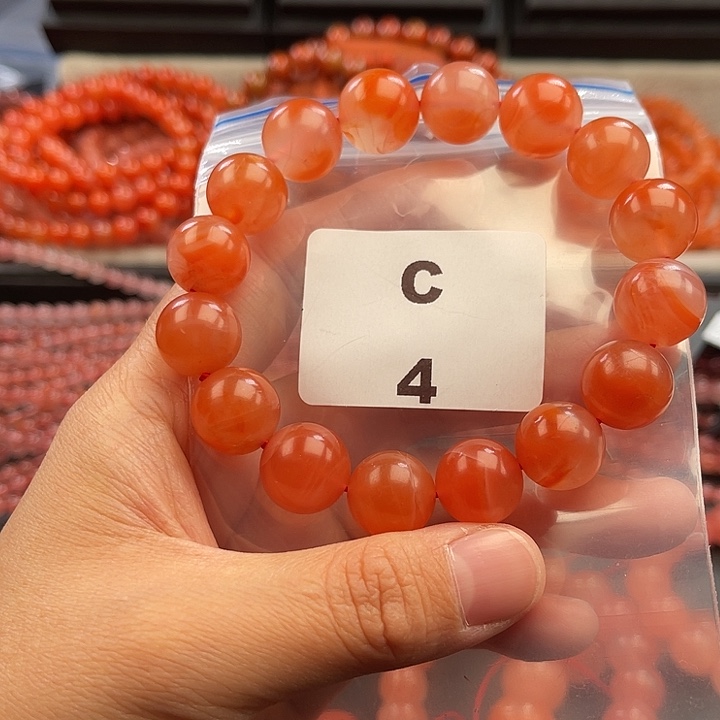 南红玛瑙未镶嵌多样性发货默认微瑕称重13mm