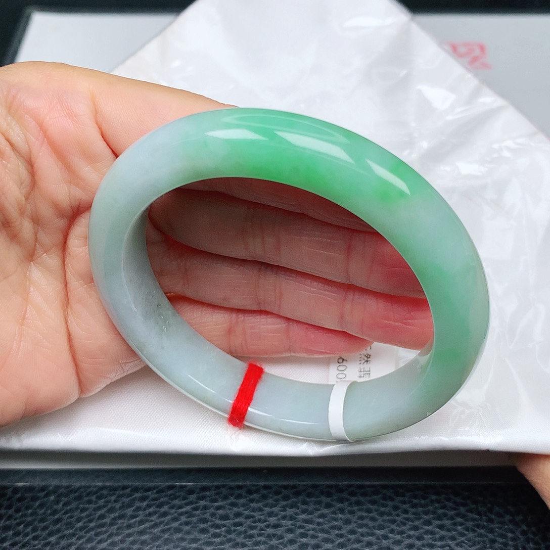 未镶嵌手镯翡翠阳绿11