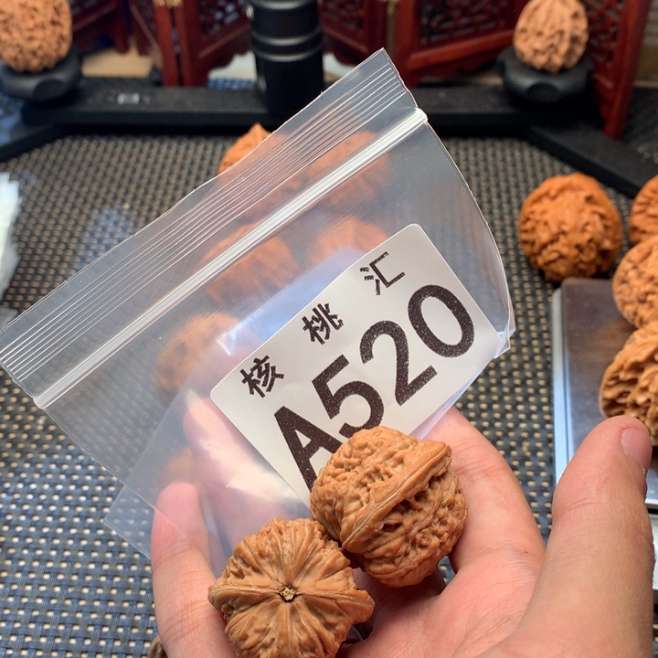 吊坠文玩核桃平底锅