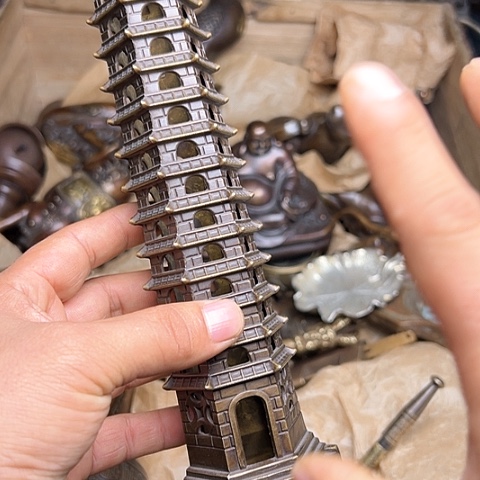 铜制文玩把玩物件