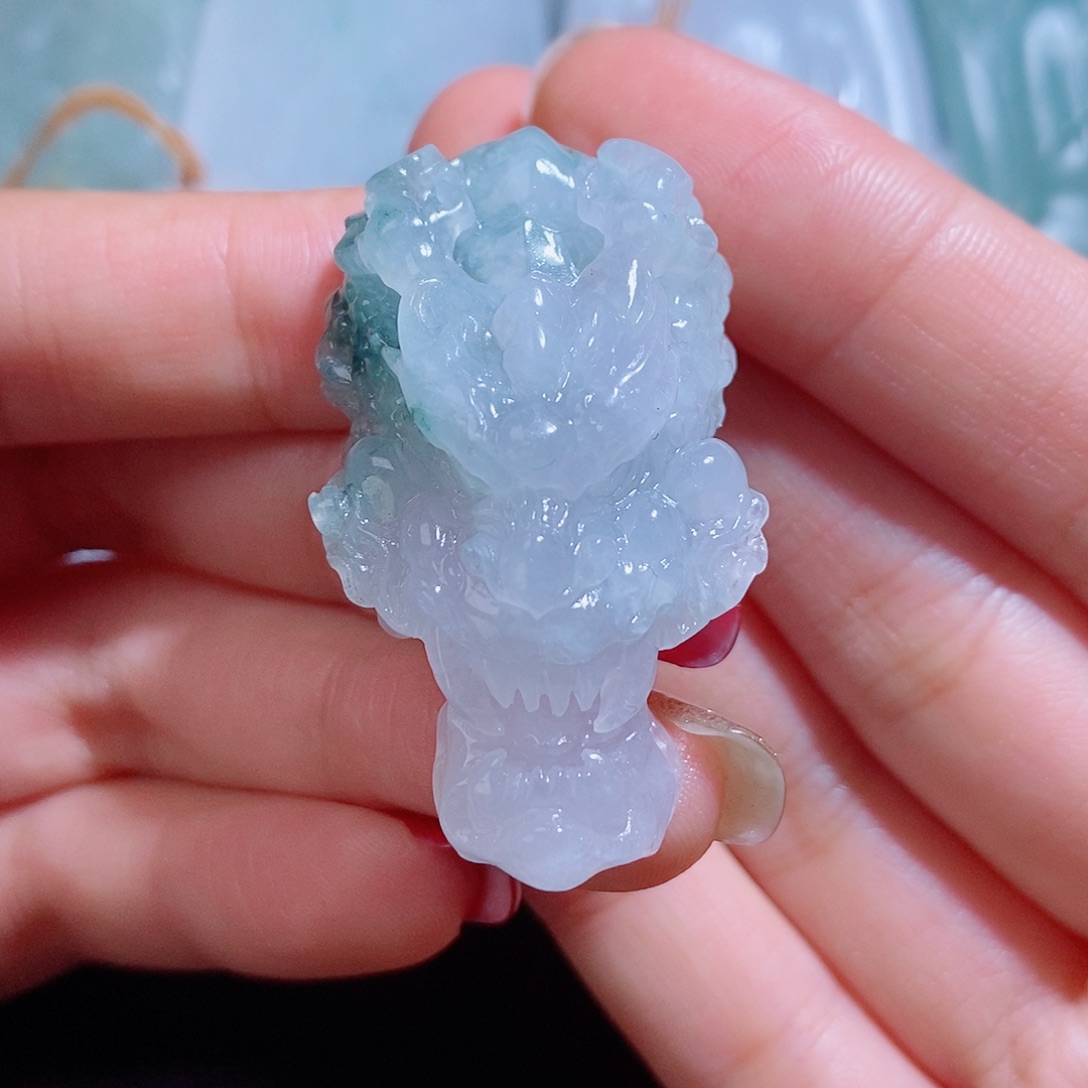 定制翡翠未镶嵌毛货不支持退货下单需确认抛光