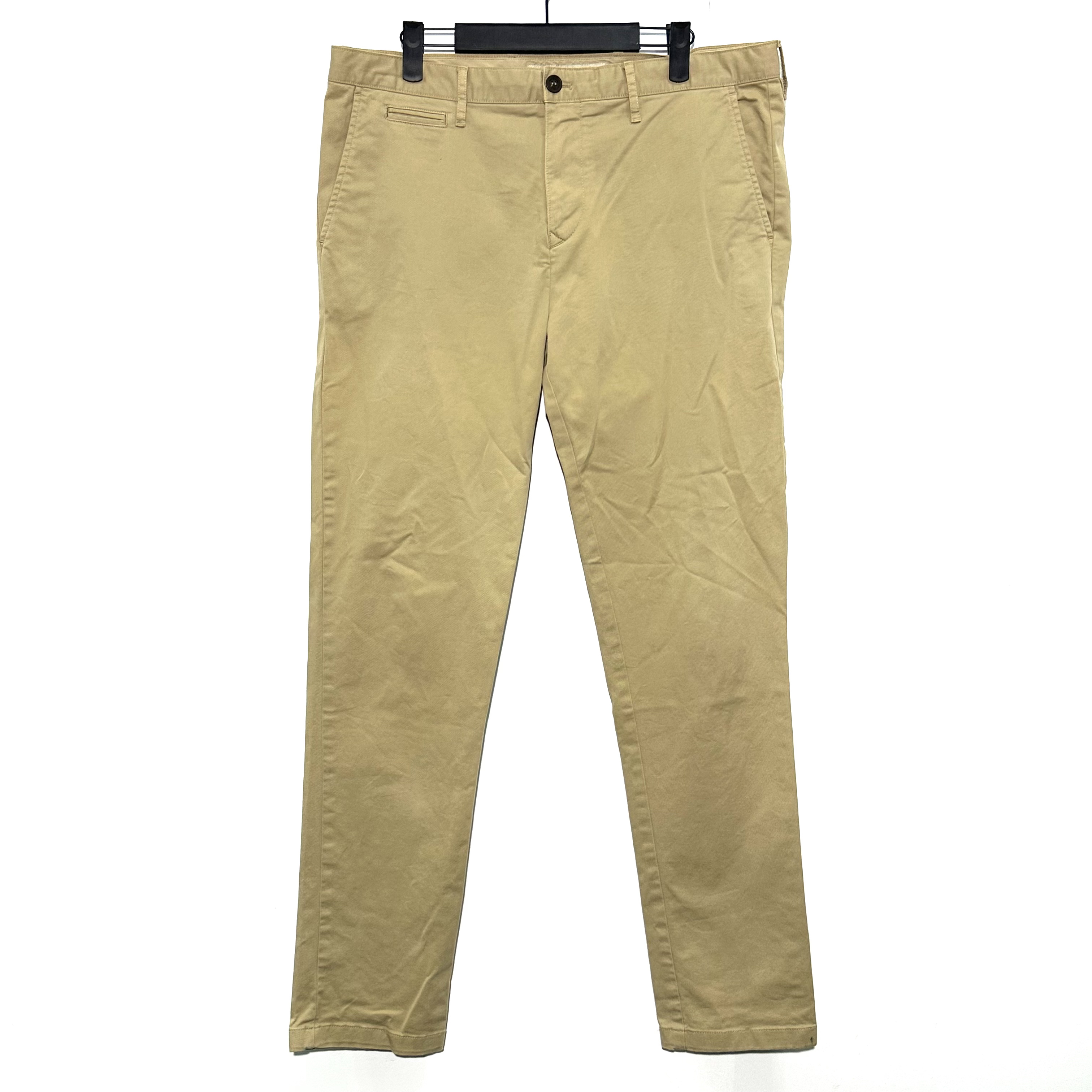 99新 BURBERRY/博柏利 44码 卡其色牛仔裤 0898