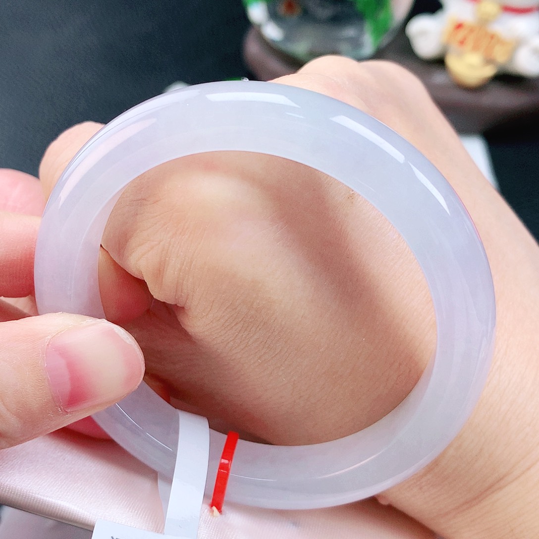 未镶嵌手镯翡翠54冰透