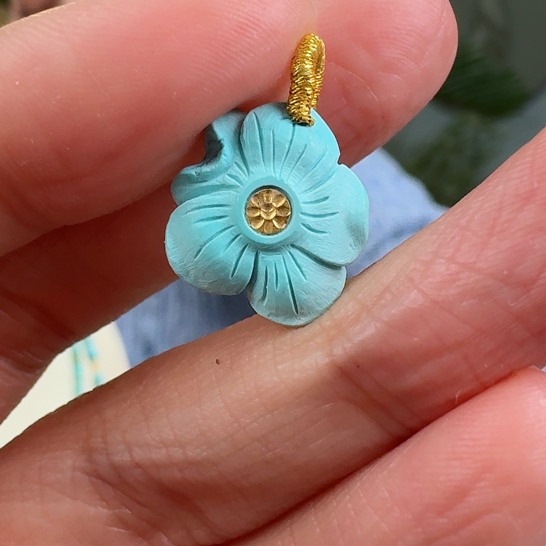 绿松石珠宝奇石未镶嵌