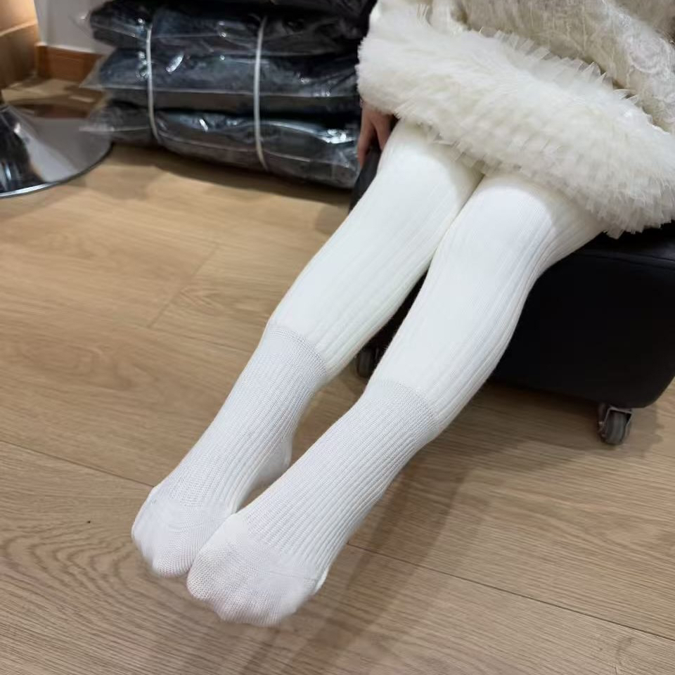 艺宝童装秋冬季女童加绒加厚连裤袜宝宝保暖打底裤大PP外穿连体袜