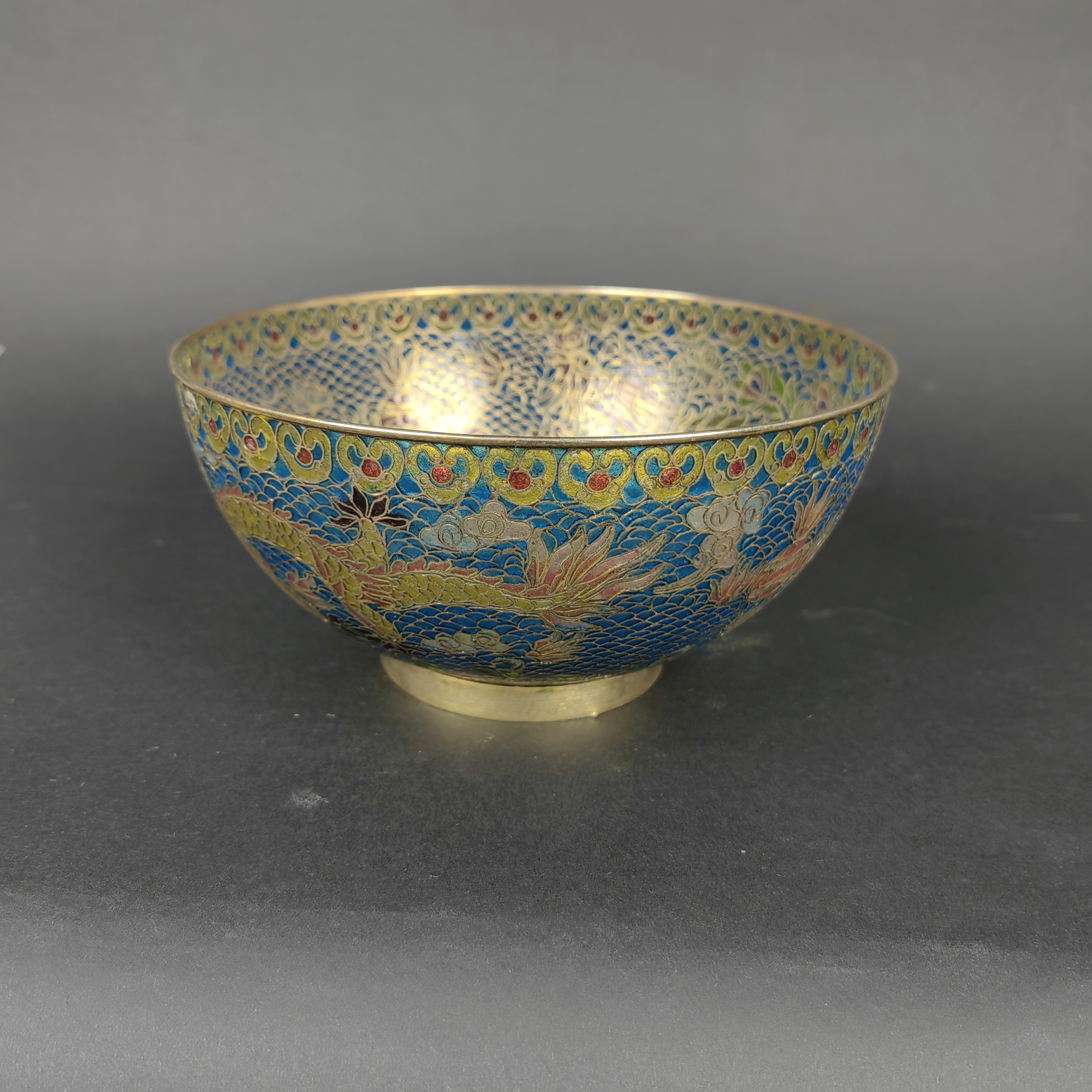 Tgz28 民国 掐丝珐琅碗