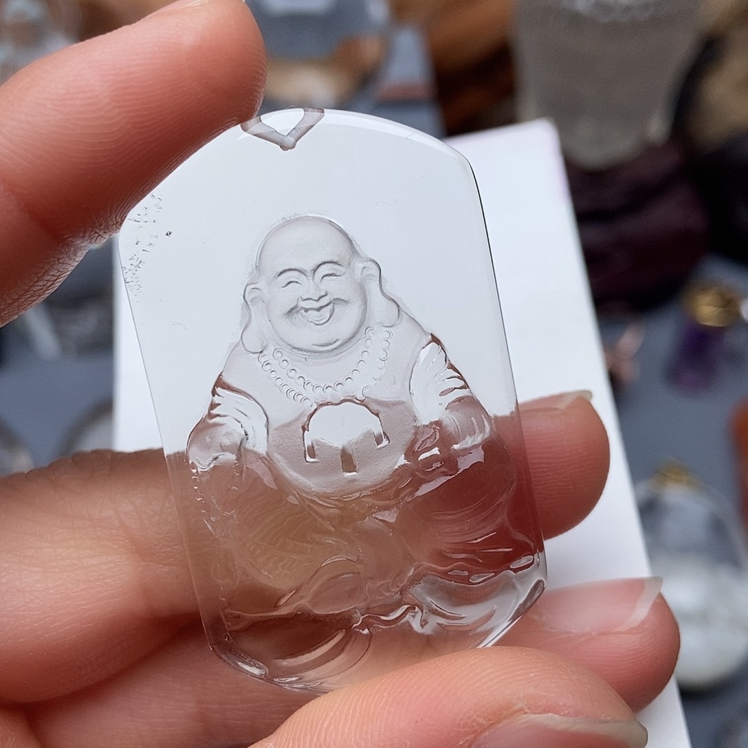 水晶颈饰未镶嵌吊坠