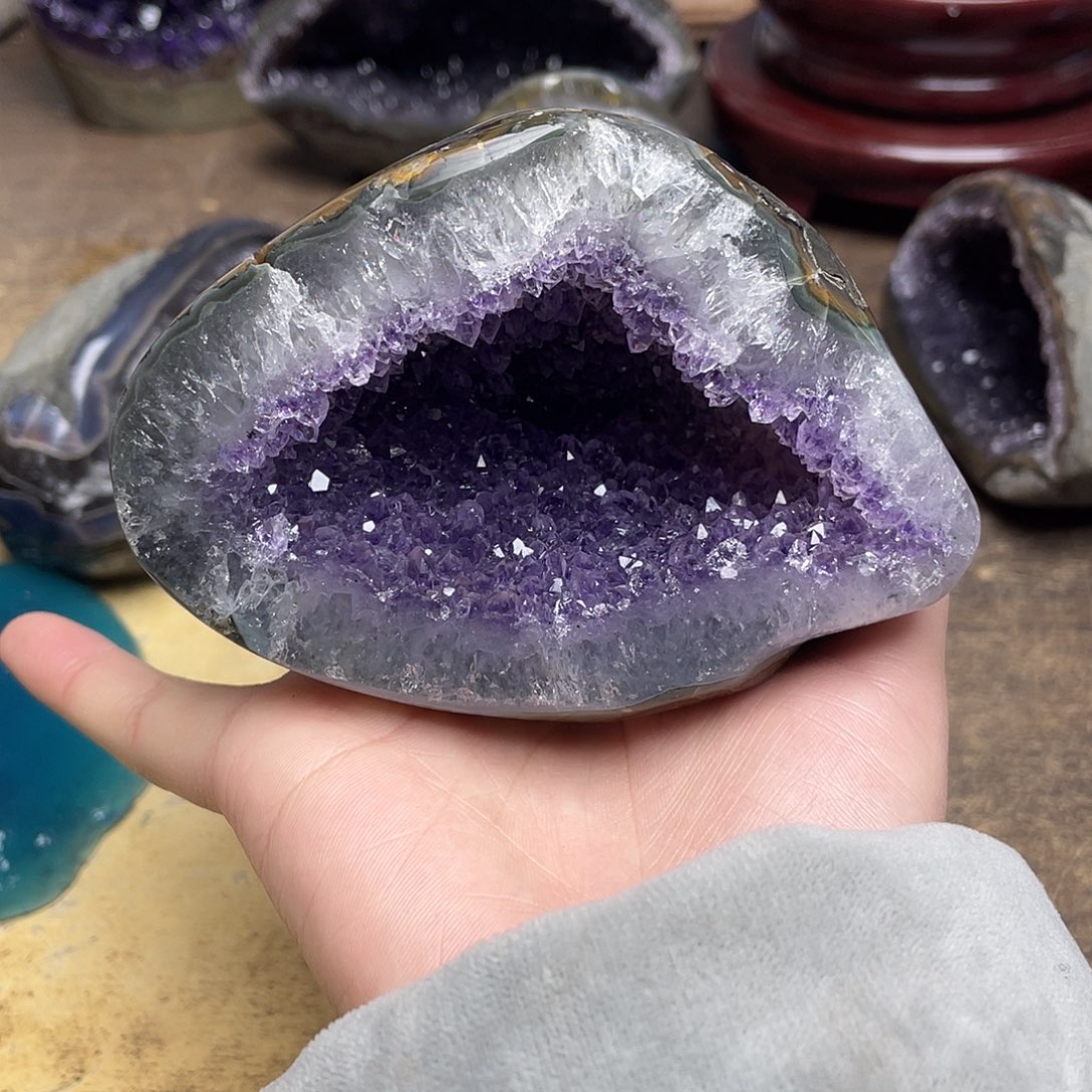 邪***厨未镶嵌大型摆件（非配饰）紫晶