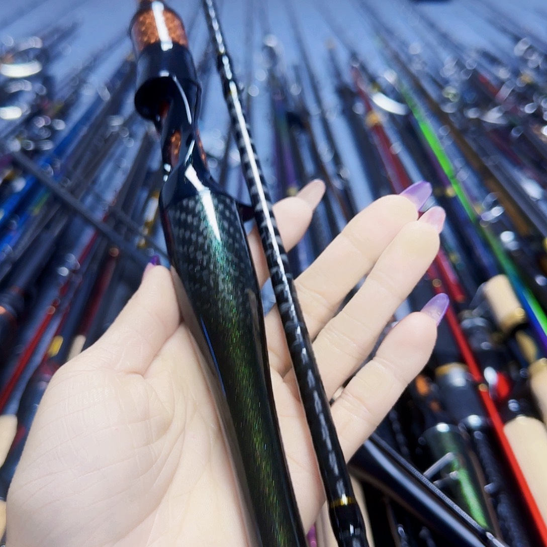 用***63.8m碳素路亚竿枪柄杆链接