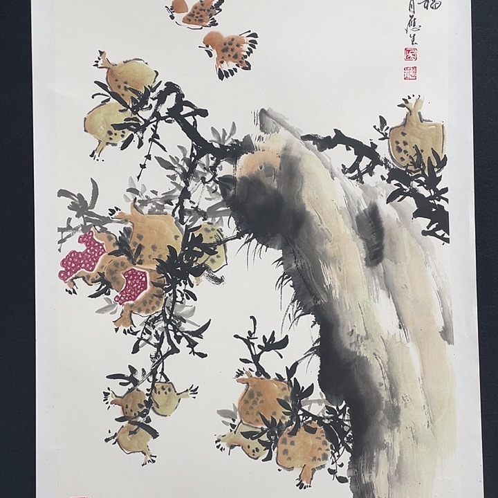 国画老师手绘作品
