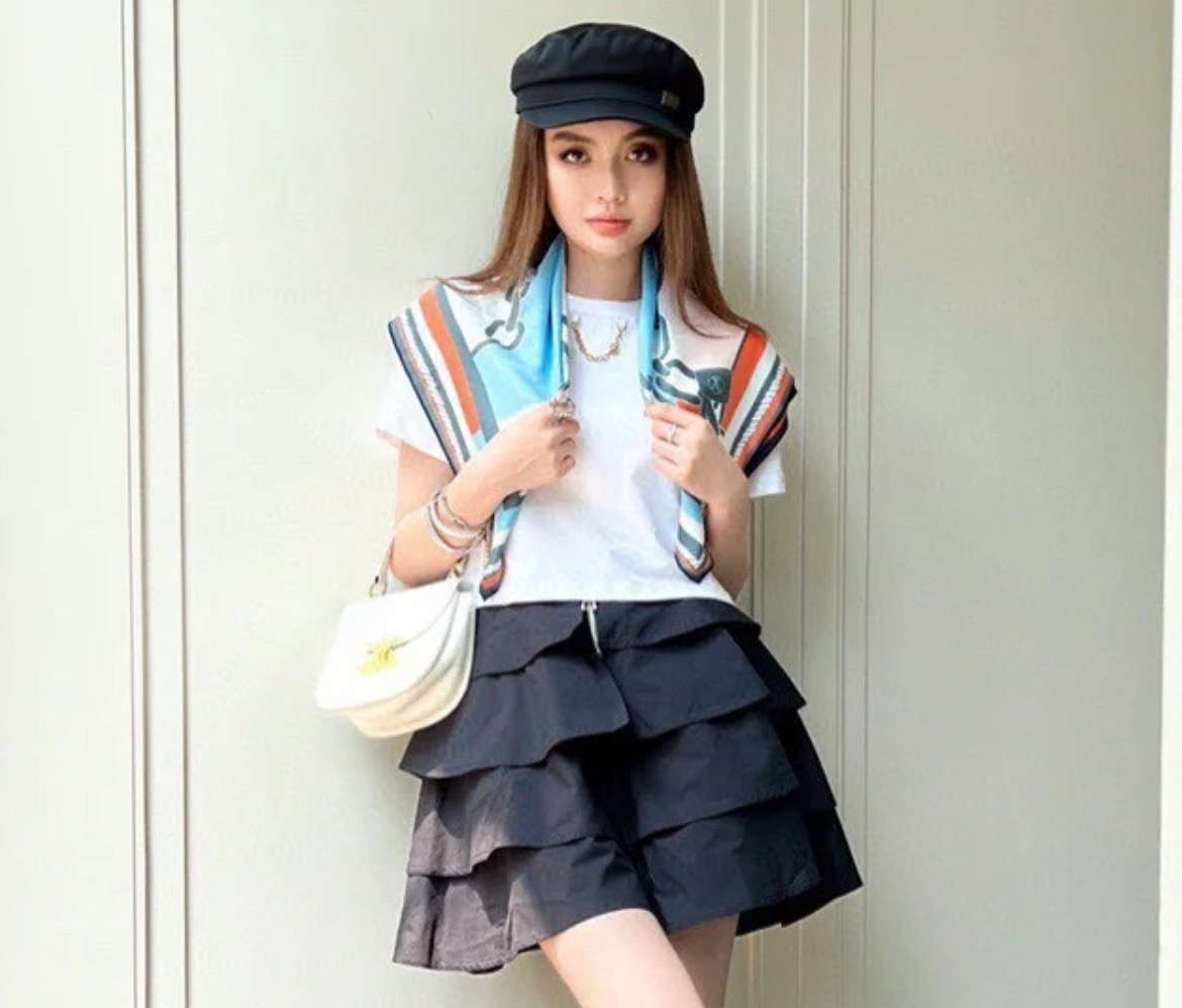 99新 LouisVuitton/路易威登 春夏新款航海印花丝巾短袖T恤 xs码 