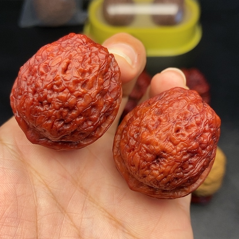 【闪购商品】把件文玩核桃38尺鱼子元宝