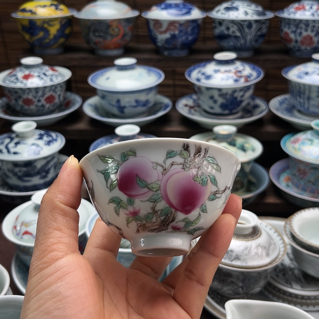 摆件陶景德镇陶瓷主人杯