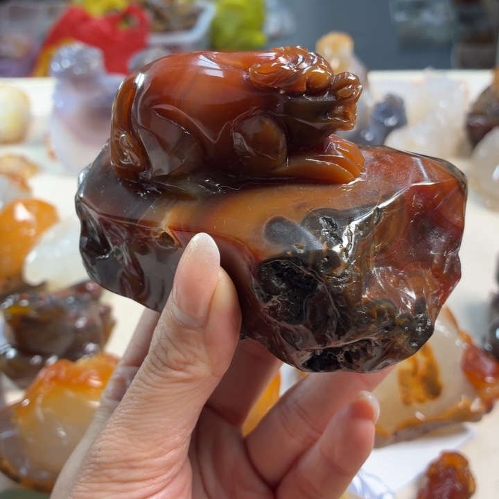 玛瑙/玉髓未镶嵌吊坠(不含链)