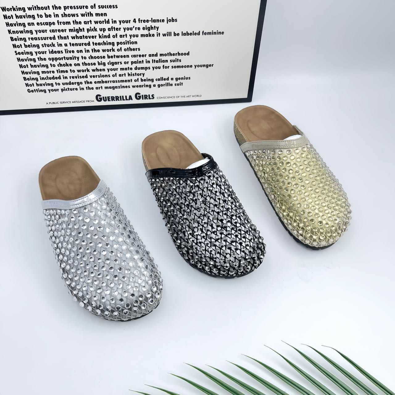 615平底包头韩版水钻日常镂空包头拖半拖凉鞋休闲