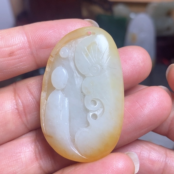 和田玉颈饰未镶嵌