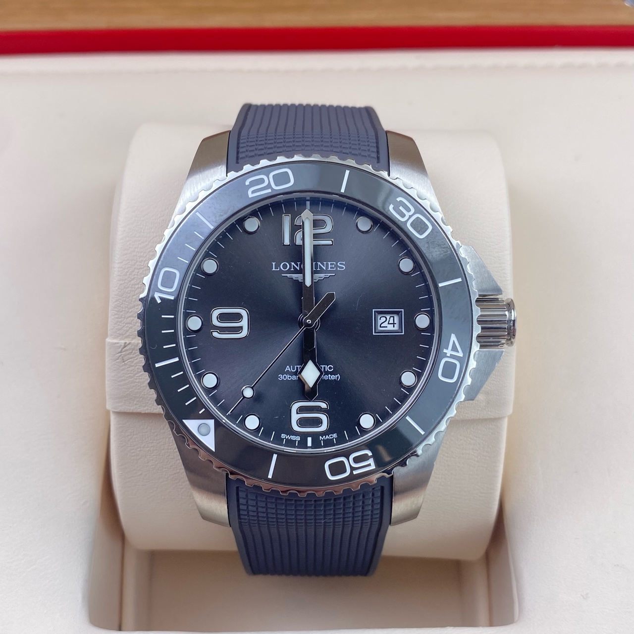 99新 Longines/浪琴 浪琴康卡斯潜水 43mm 自动机械 原价14600