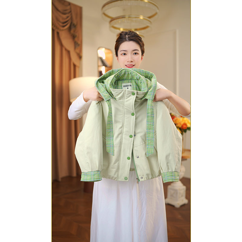 【现货】女童2025冬季女宝棉袄新款棉服外套洋气儿童冬装上衣3207