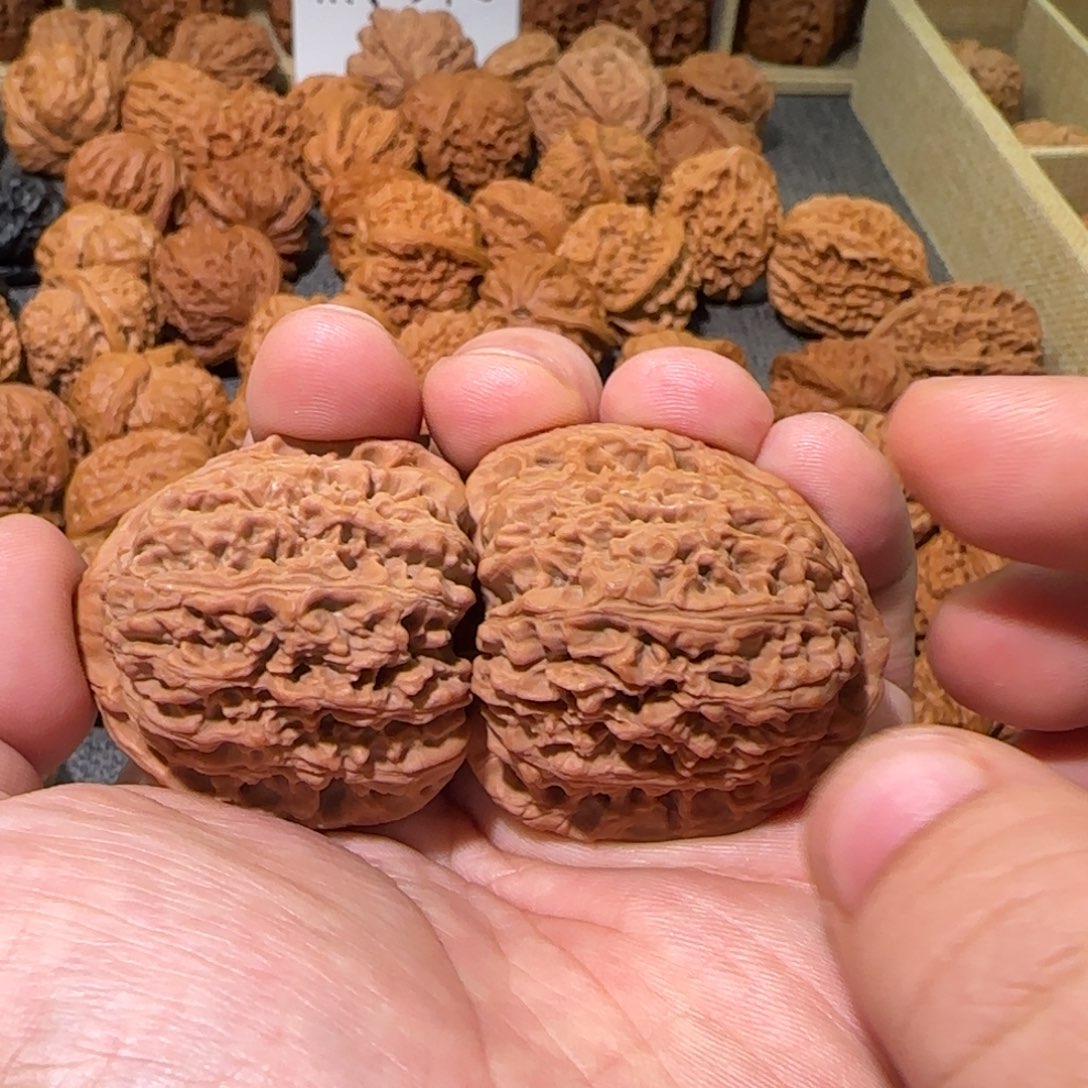 把件文玩核桃40+南疆石