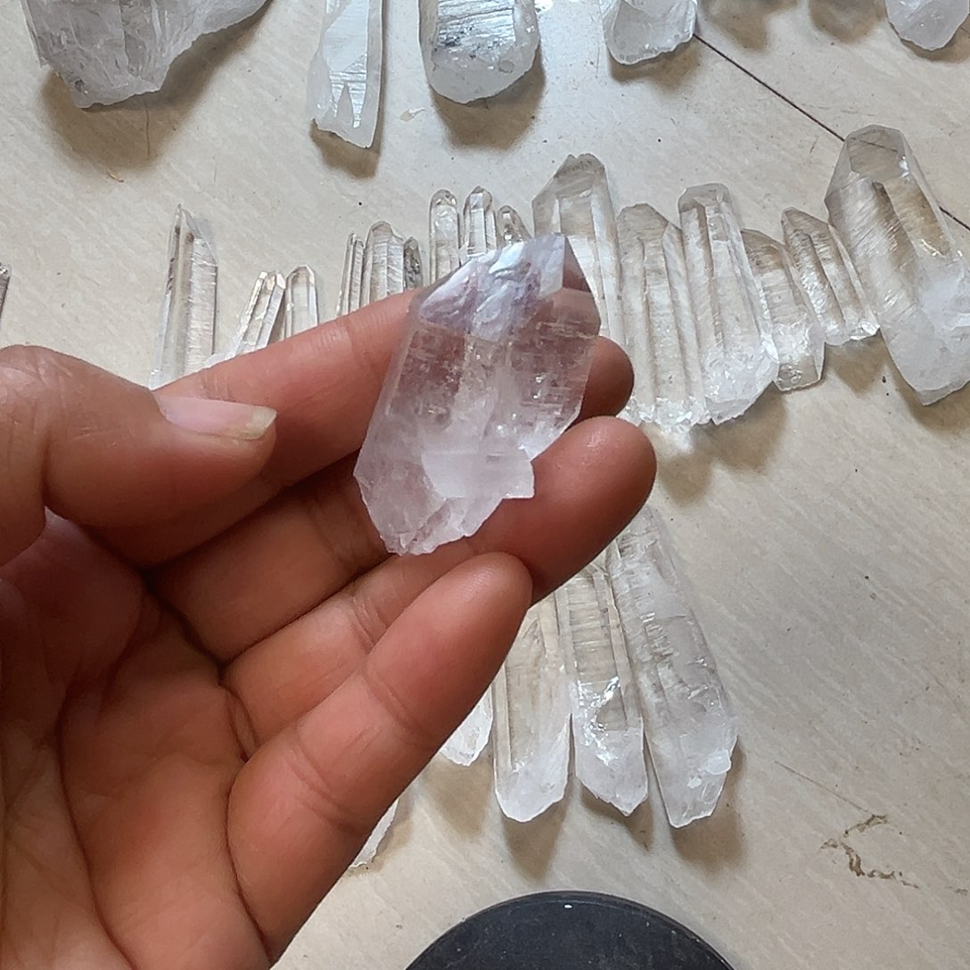 生***茶水晶珠宝半成品未镶嵌