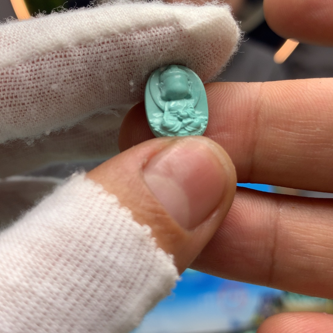 绿松石挂件未镶嵌