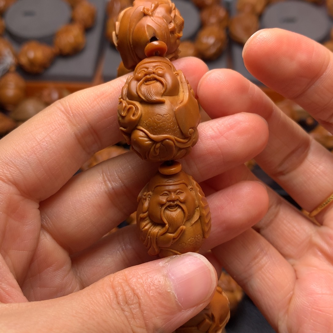 橄榄核手串/手链用****7八宝财神