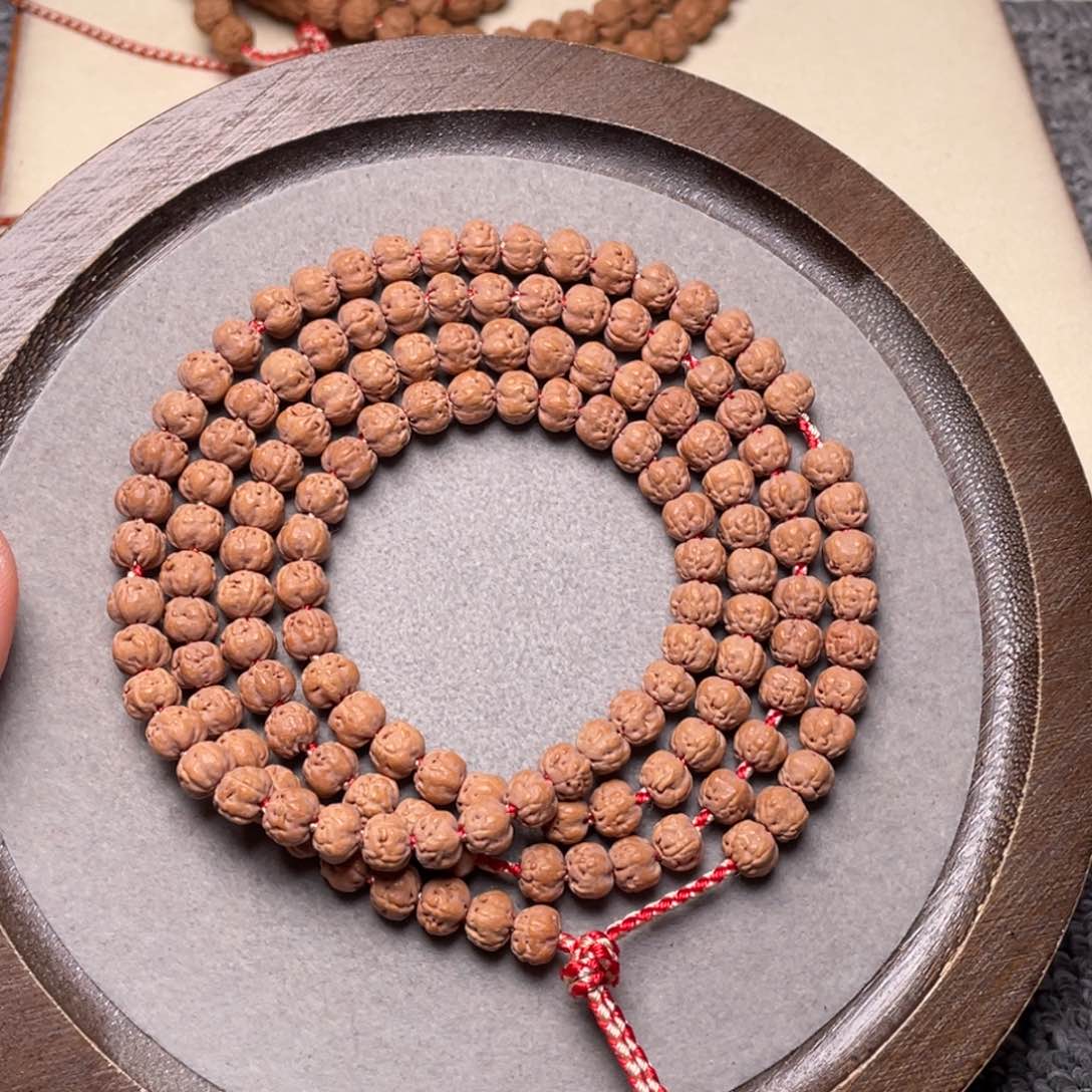 手串金刚菩提?****?私人定制超头佛手108尺寸6.5