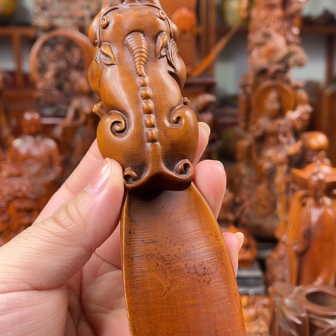 木黄杨木雕刻长度15厘米