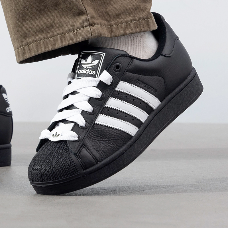 阿迪达斯官方三叶草男鞋女鞋贝壳头II低帮休闲复古运动鞋JI3538