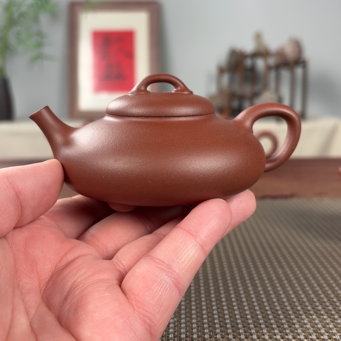 紫砂茶壶风**域黄龙山原矿紫砂壶