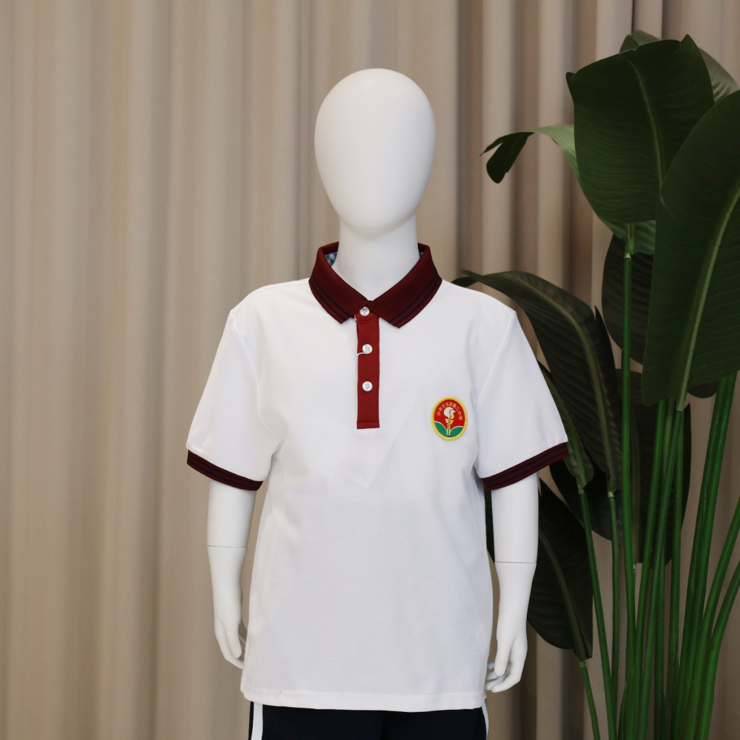 北二小夏季运动短袖POLO