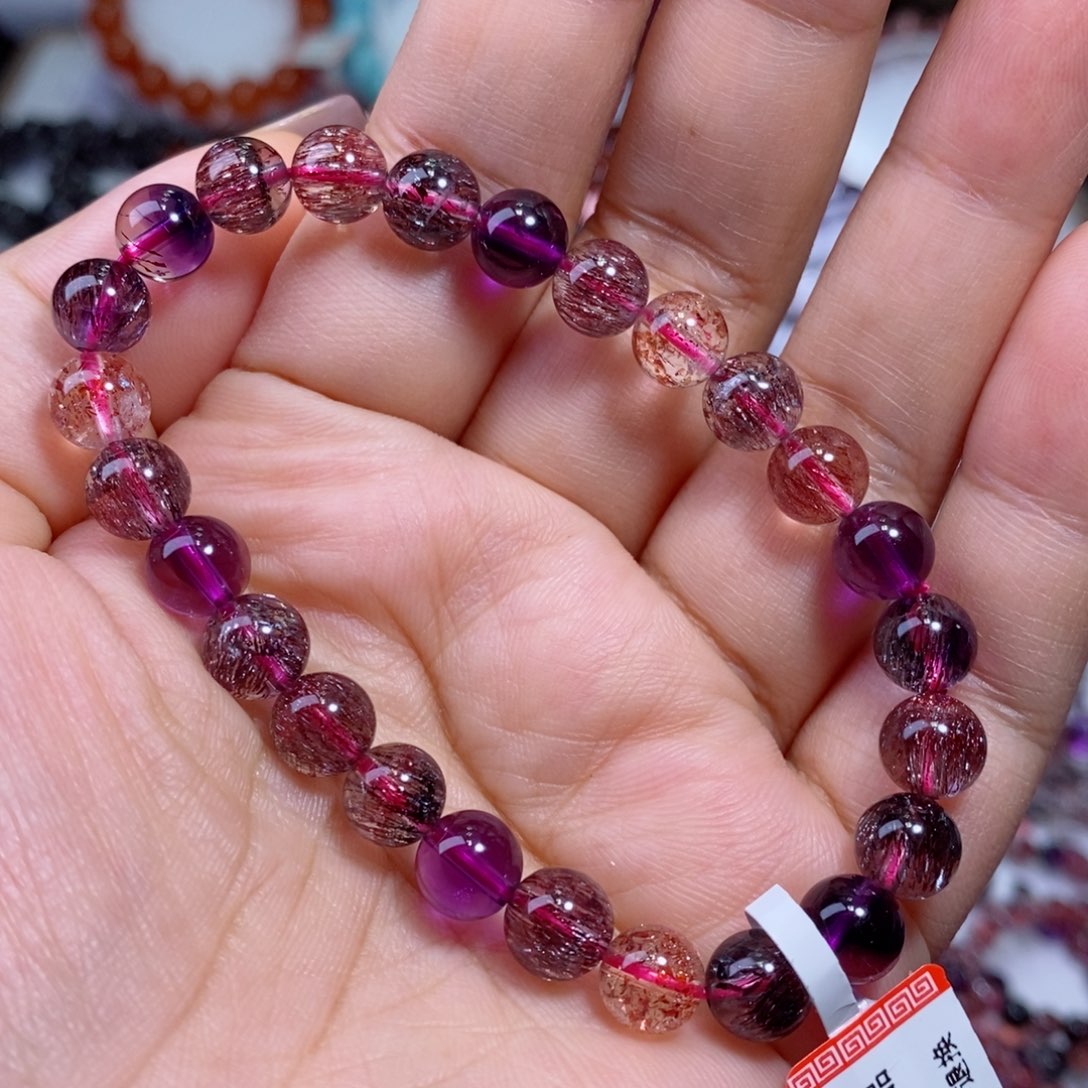 水晶手链未镶嵌黑加仑