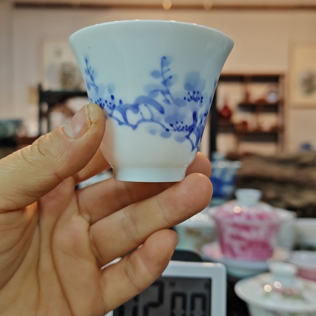 暮*景德镇手工手绘主人杯