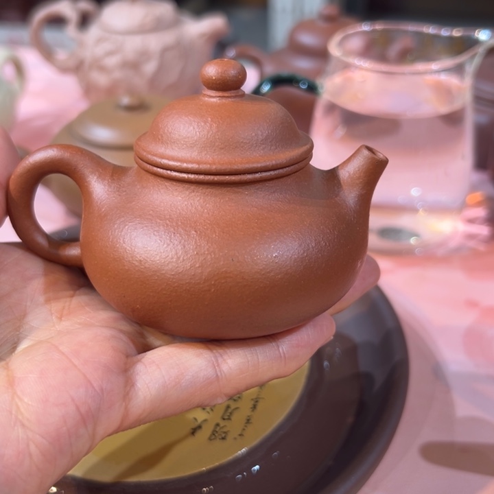 紫砂茶壶降坡容天100c c