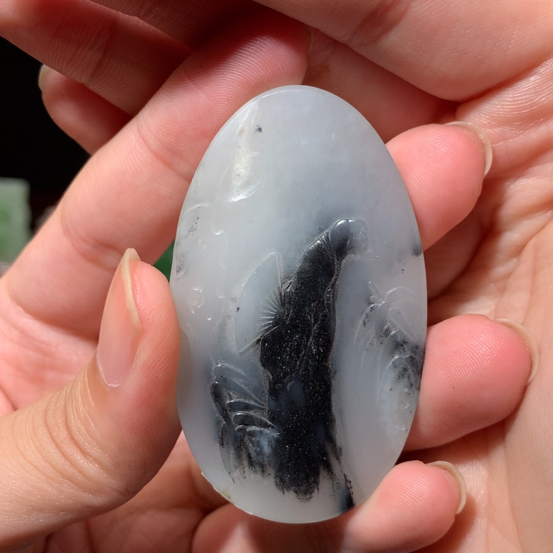 和田玉吊坠未镶嵌