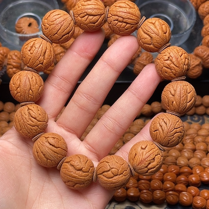 手串桃核精品金丝龙珠2.0