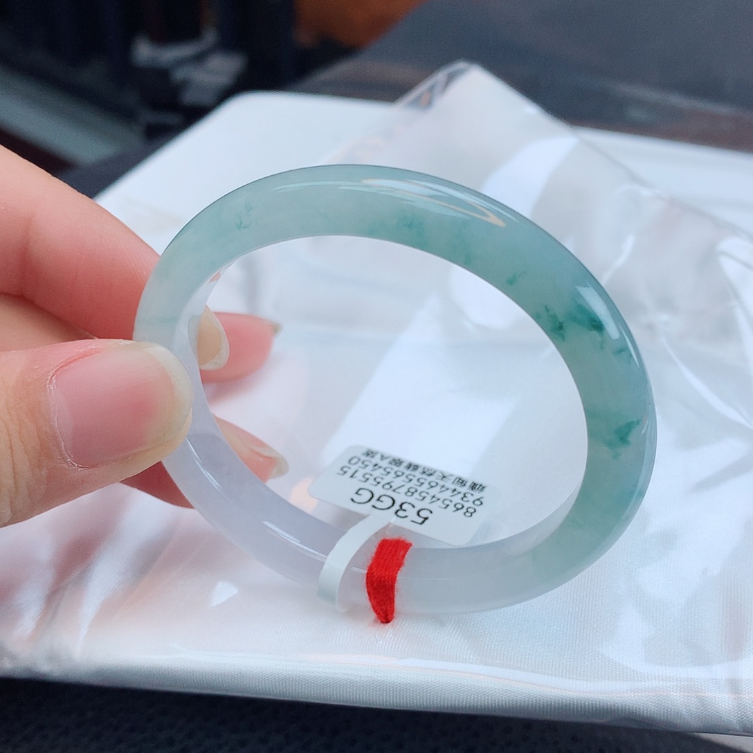 翡翠手镯未镶嵌天然缅甸翡翠A货手镯