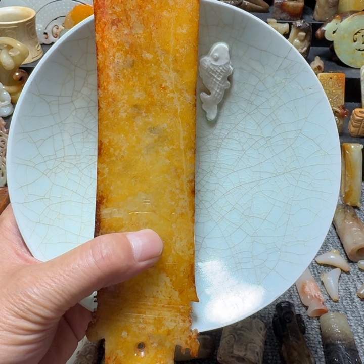 用***7瓷片双鱼青花11111