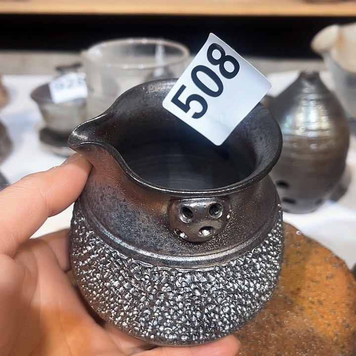 杯高温柴烧陶泥公杯