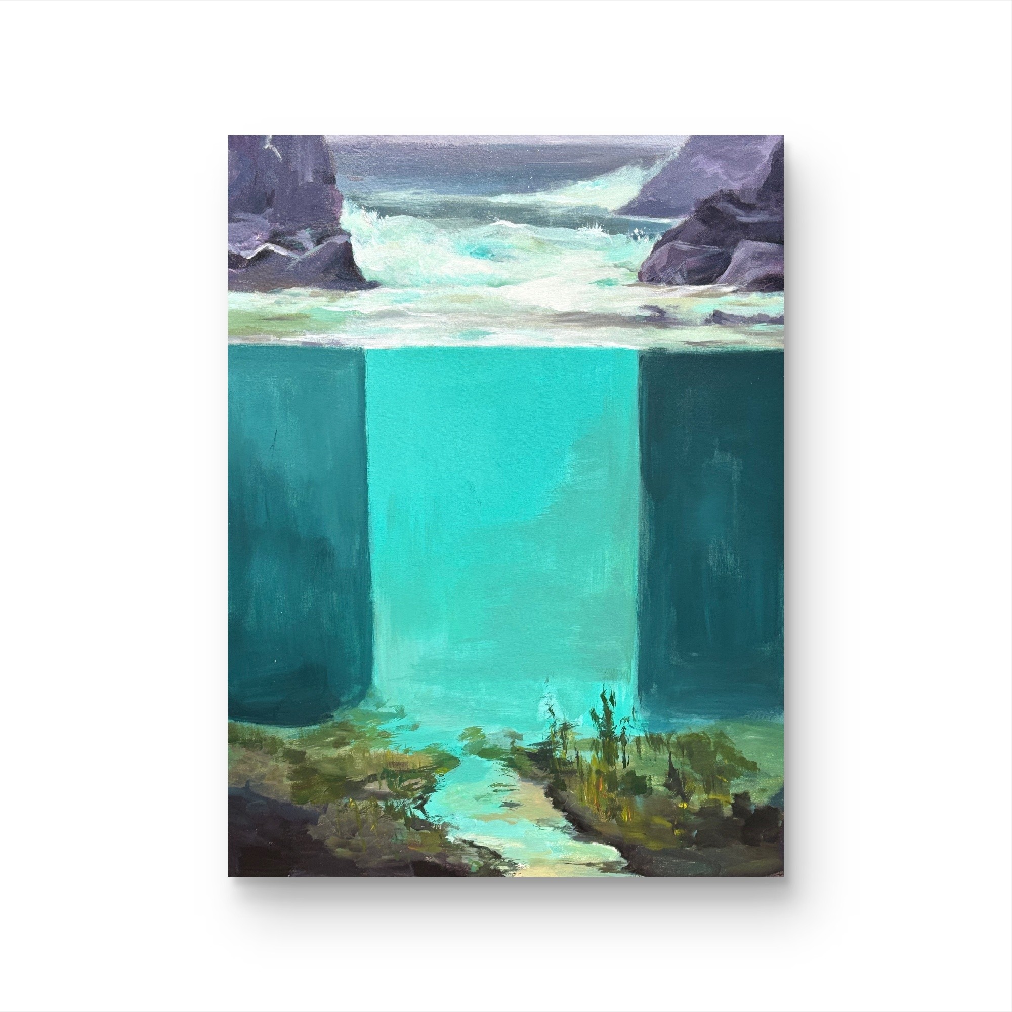 【 海影  】孤品 “90*120” No.197 纯手绘挂画