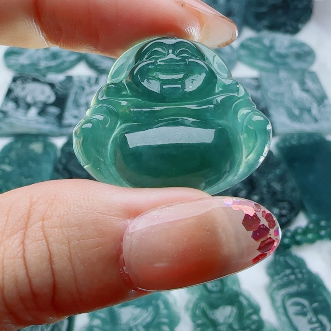 颈饰未镶嵌翡翠多样性发货天然的A货翡翠